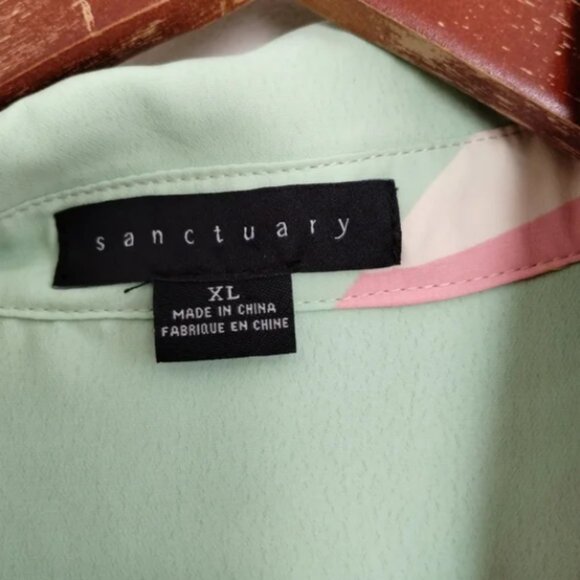 Sanctuary Girlfriend Tie Shirt Size XL - Picture 4 of 8